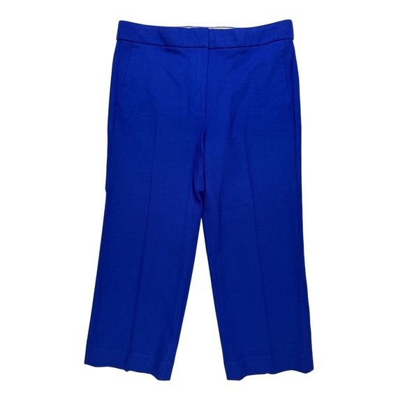 J. Crew Pants - J.Crew Martie Pants Womens 8 Blue NEW Wool Blend Cropped Tailored E0931